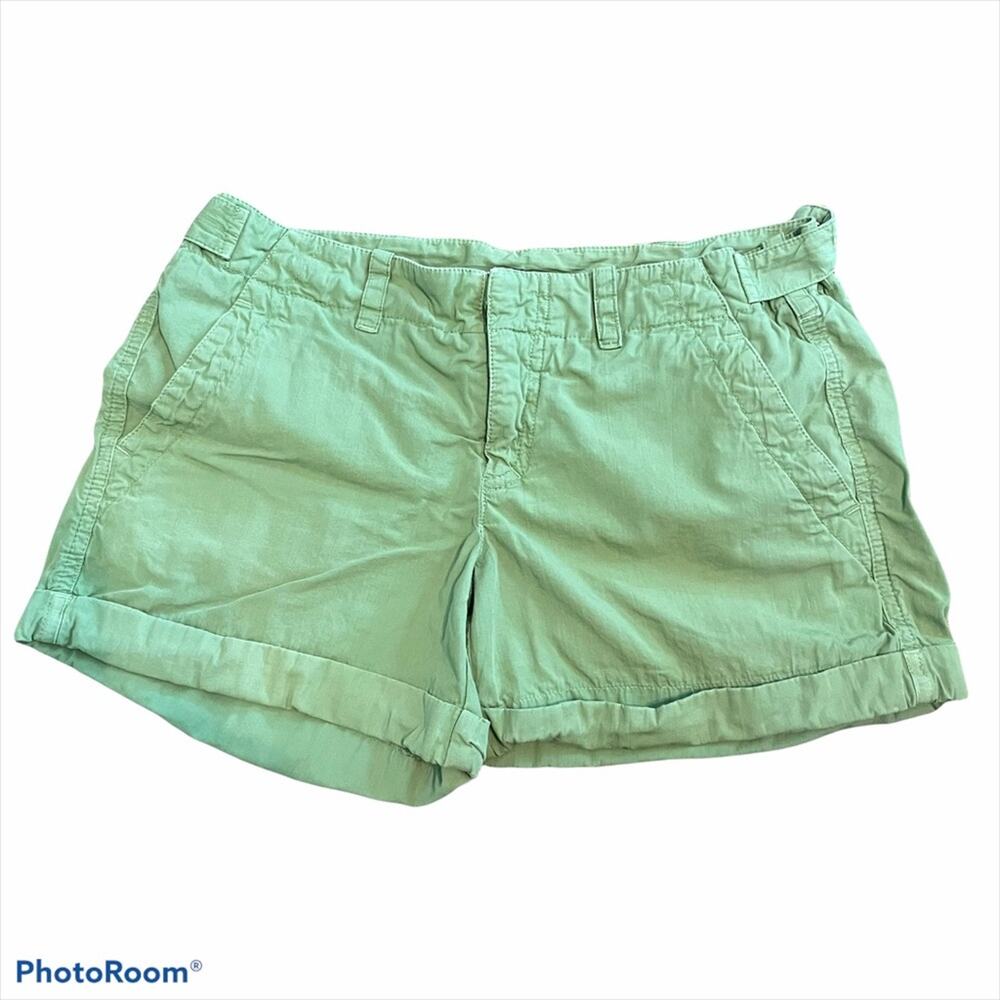 Vince green cotton shorts